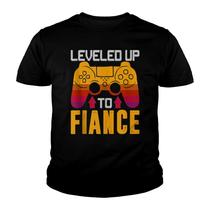 Leveling Up To Fiance Tshirt | New Fiance Video Gamer Tee Leveling Up To Fiance Tshirt | New Fiance Video Gamer Tee