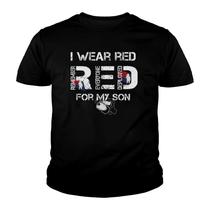 Red Friday Military Mom Shirt Women's I Wear Red For My Son