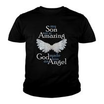 Son Guardian Angel T-Shirt Memorial Gift Amazing Angel Wings Son Guardian Angel T-Shirt Memorial Gift Amazing Angel Wings
