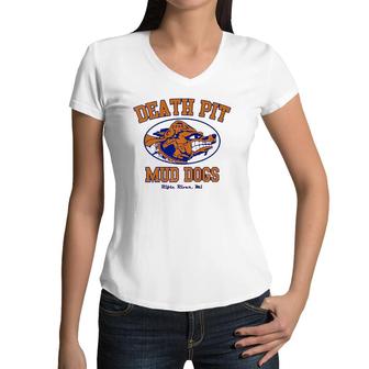 Dphq Mud Dogs 2021 The Waterboy Women V-Neck T-Shirt | Mazezy