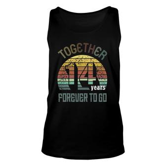 14Th Years Wedding Anniversary For Couples Matching 14 Ver2 Tank Top | Mazezy