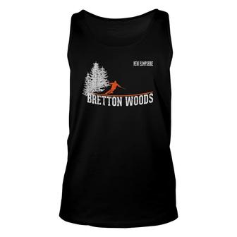 1980S Style Bretton Woods Nh Vintage Skiing Unisex Tank Top | Mazezy