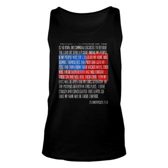 2 Chronicles 714 If My People Humble Themselves Unisex Tank Top | Mazezy
