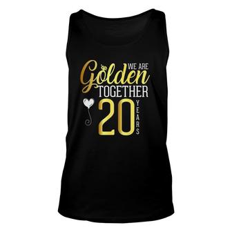 20 Years 20Th Anniversary S For Couples Husband Wife Tee Unisex Tank Top | Mazezy