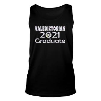 2021 Valedictorian Class Of 2021 Graduate Honor Senior Grad Unisex Tank Top | Mazezy