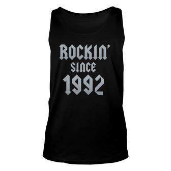 30 Years Old Classic Rockin' Since 1992 30Th Birthday Unisex Tank Top | Mazezy