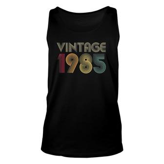 36Th Birthday Gifts Year Old Vintage 1985 Ver2 Unisex Tank Top | Mazezy