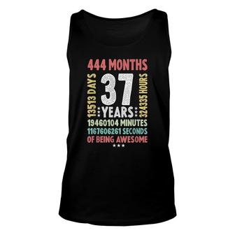37Th Birthday 37 Years Old Vintage Retro - 37 Yr Old Unisex Tank Top - Seseable