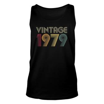 42Nd Birthday Gifts Year Old - Vintage 1979 Ver2 Unisex Tank Top | Mazezy
