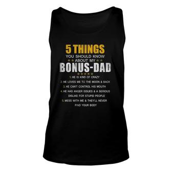 5 Things You Should Know About My Bonus-Dad Unisex Tank Top | Mazezy