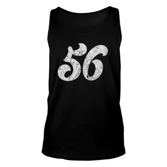 56Th Birthday Gift Classic Vintage Women Men 56 Years Old Unisex Tank Top | Mazezy
