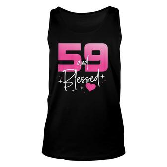 Womens 59 And Blessed Chapter 59 Years Old 59Th Birthday Tank Top | Mazezy DE