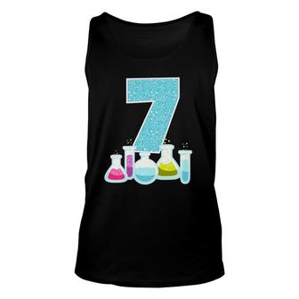 7Th Birthday Science Theme Party Science Experiments Science Tank Top | Mazezy