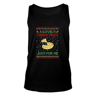 A Lovely Cheese Pizza Funny Kevin Xmas Cute Unisex Tank Top - Thegiftio