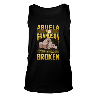 Abuela And Grandson A Bond That Can't Be Broken Gift Unisex Tank Top | Mazezy