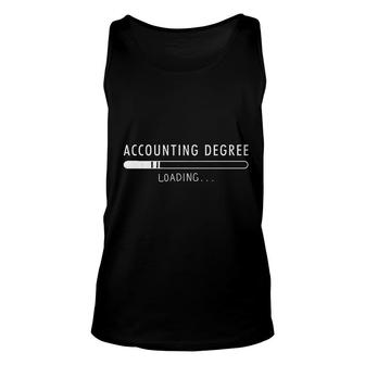Accounting Degree Loading Accountant Unisex Tank Top | Mazezy