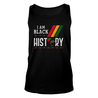 African Roots American Pride Gift I Am Black History Month Unisex Tank Top | Mazezy CA