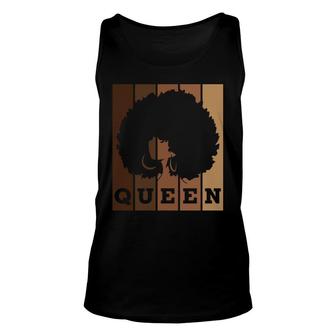 Afro Black Queen Empowerment Melanin Color Unisex Tank Top - Thegiftio UK