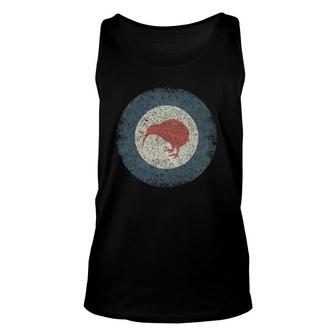 Air Force Roundel Of New Zealand Distressed Unisex Tank Top | Mazezy