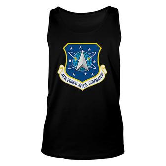 Air Force Space Command Afspc Military Veteran Insignia Unisex Tank Top | Mazezy