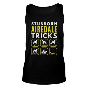 Airedale Terrier Unisex Tank Top | Mazezy
