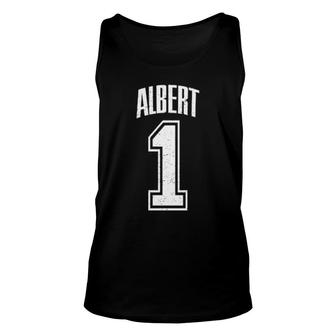 Albert Supporter Number 1 Greatest Fan Unisex Tank Top | Mazezy