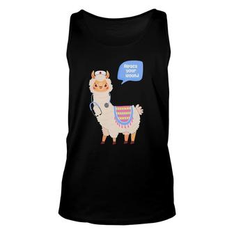 Alpaca Your Wound Cute Llama Wound Care Nurse Gift Unisex Tank Top | Mazezy