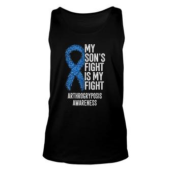 Amc My Son's Fight Is My Fight Arthrogryposis Awareness Unisex Tank Top | Mazezy