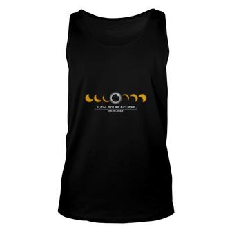 America Totality Total Solar Eclipse April 8 2024 T-shirt Unisex Tank Top - Thegiftio
