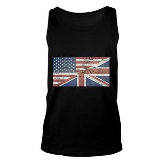 America Usa Uk Union Jack Flag United States Kingdom Britain Tank Top | Mazezy