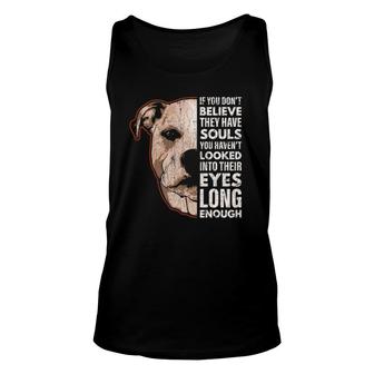American Bulldog Apparel They Have Souls Funny Gift Unisex Tank Top | Mazezy