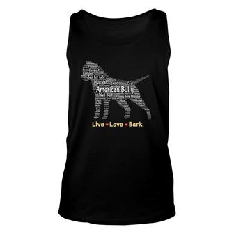 American Bully Dog Lover Gifts For Women Men Mom Dad Unisex Tank Top | Mazezy