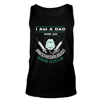 Mens Anesthesiologist Dad Anesthesiology Father Tank Top | Mazezy