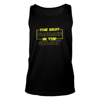 Anniversary Gift For Husband - Best Husband In Galaxy Unisex Tank Top | Mazezy