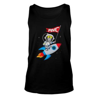 Apes To The Moon $Amc Short Squeeze Unisex Tank Top | Mazezy