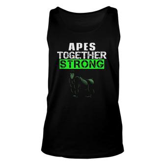 Apes Together Strong Meme Stock Gamestonk Unisex Tank Top | Mazezy