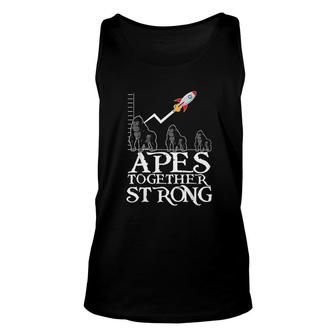 Apes Together Strong War Stock Strong Graphic Birthday Gift Unisex Tank Top - Seseable