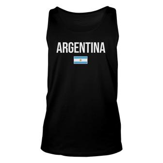 Argentina South American Argentina National Flag Gift Unisex Tank Top | Mazezy