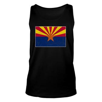 Arizona Flag State Vintage Style Unisex Tank Top | Mazezy