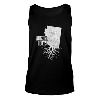 Arizona Roots Vintage Pride State Map Gift Unisex Tank Top | Mazezy