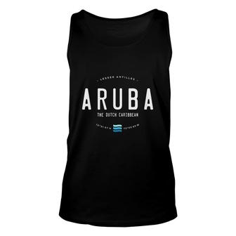 Aruba Beach Waves Gift Unisex Tank Top | Mazezy