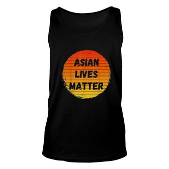 Asian Lives Matter Proud Asian American Pride Gift Unisex Tank Top - Thegiftio UK
