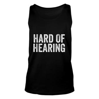 Asl Hearing Impaired Deaf Gift Hard Of Hearing Unisex Tank Top - Thegiftio UK