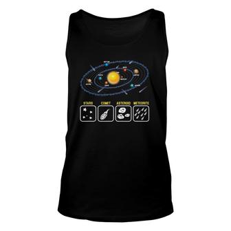 Astronomy Geek Galaxy Science Outer Space Solar System Nerd Unisex Tank Top | Mazezy