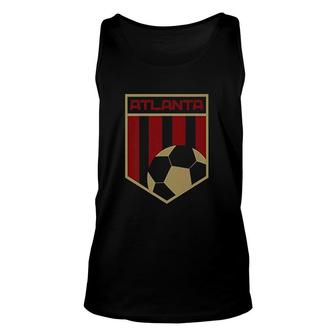 Atlanta Soccer Style Football Men Women Unisex Tank Top | Mazezy