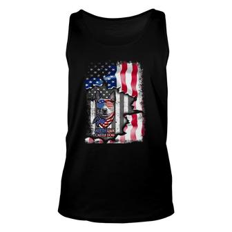 Australian Cattle Dog S Fun American Flag Gifts Unisex Tank Top | Mazezy