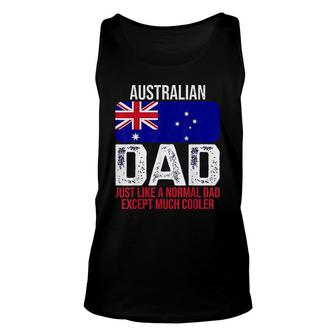 Australian Dad Australia Flag Unisex Tank Top | Mazezy
