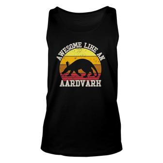 Awesome Aardvark Costume Funny Vintage Anteater Animal Unisex Tank Top | Mazezy
