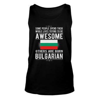 Awesome Bulgarian Flag Bulgaria Bulgarian Roots Unisex Tank Top | Mazezy UK