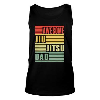Awesome Jiu Jitsu Dad Gift Unisex Tank Top | Mazezy